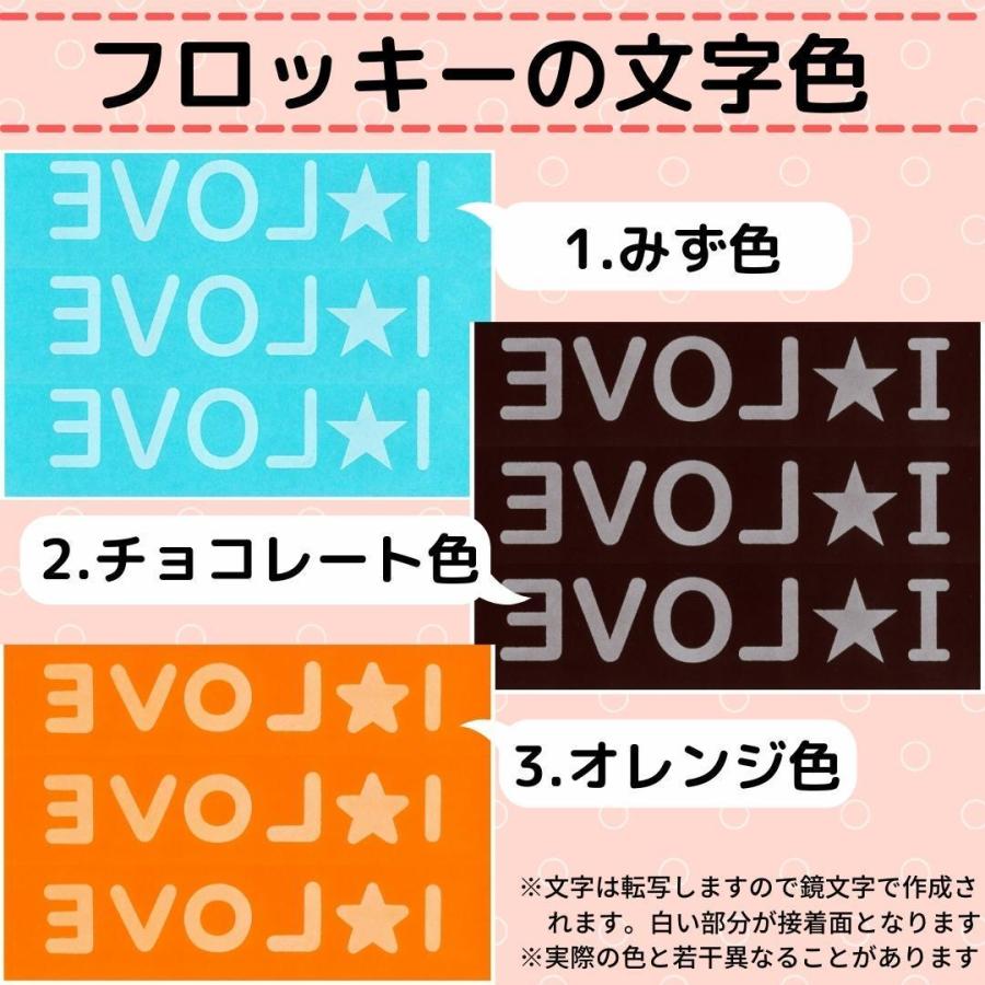 大きいフロッキーネーム 名前 アイロン ビッグワッペン【送料無料