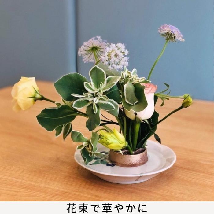 針のない剣山 登録第6606092号 花にも人にも優しい贈り物 : おなまえ