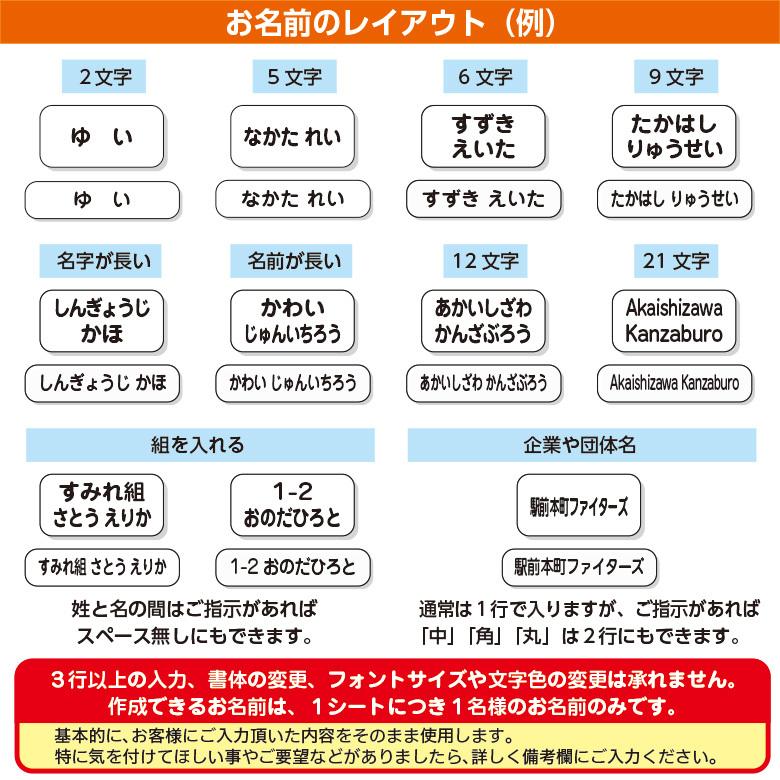 お名前シール タグ用 ノンアイロン / 洗濯表示タグにも貼れるお名前シール 容量133枚 名前シール 名前 おなまえ シール 洋服タグ 衣類｜onamaeoukoku｜15