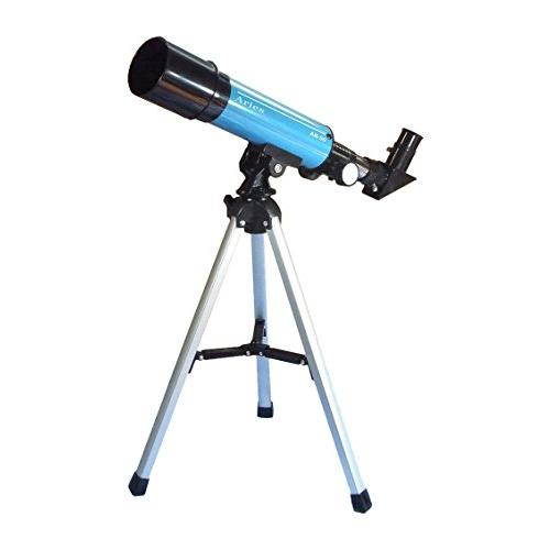 Mizar ミザールテック 天体望遠鏡 屈折式 50mm 口径 コンパクトタイプ 経緯台 三脚 セット ブルー Ar 50bl アイテム勢ぞろい