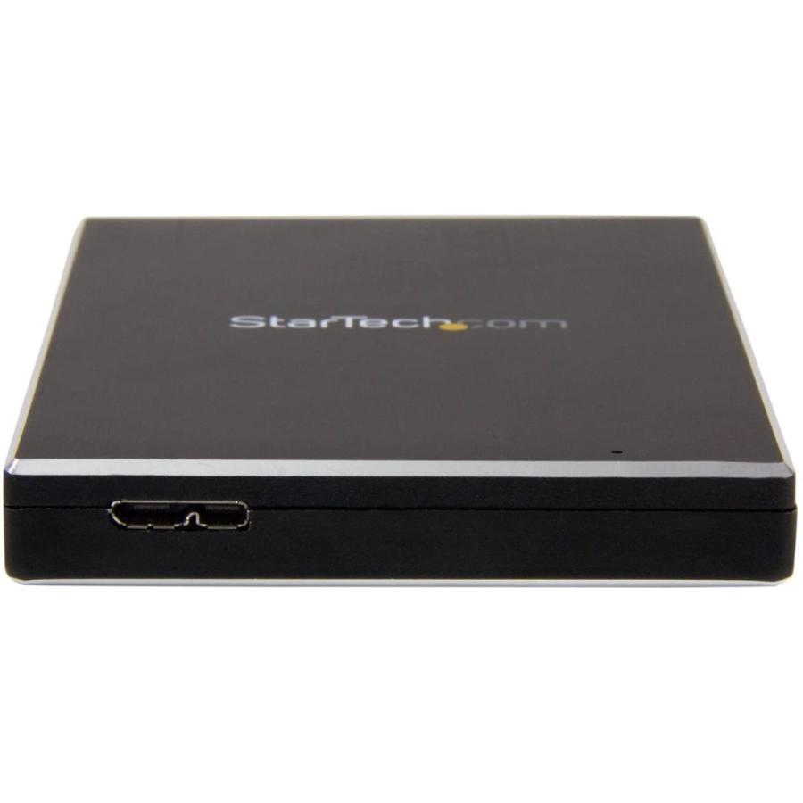 最大59％オフ！ StarTech.com USB 3.1 10 Gbps 接続2.5インチSATA SSD HDDドライブケース  アルミ製ポータブルamp;シング calculadora-digital.com.br