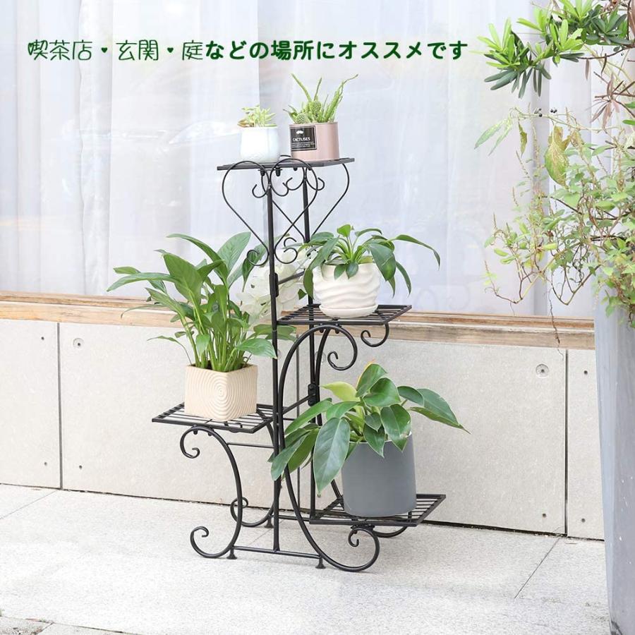 フラワースタンド フラワーラック アイアン 花台 鉢植え スタンド 植物棚 園芸ラック 植木鉢スタンド 3段 4段 屋外 室内 盆栽棚 アン Once 通販 Yahoo ショッピング