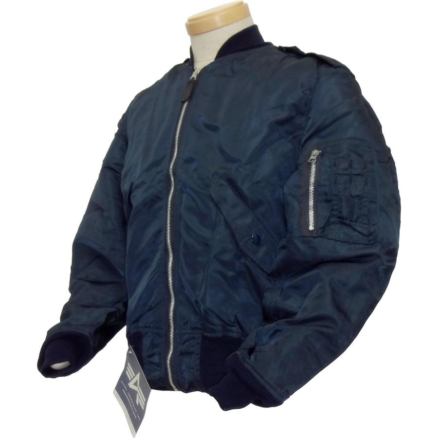 新品未使用タグ付きY's....ワイズビーLブルゾンMA1ネイビー Alpha Industries（アルファ・インダストリーズ） 0615-00-573-8335 L