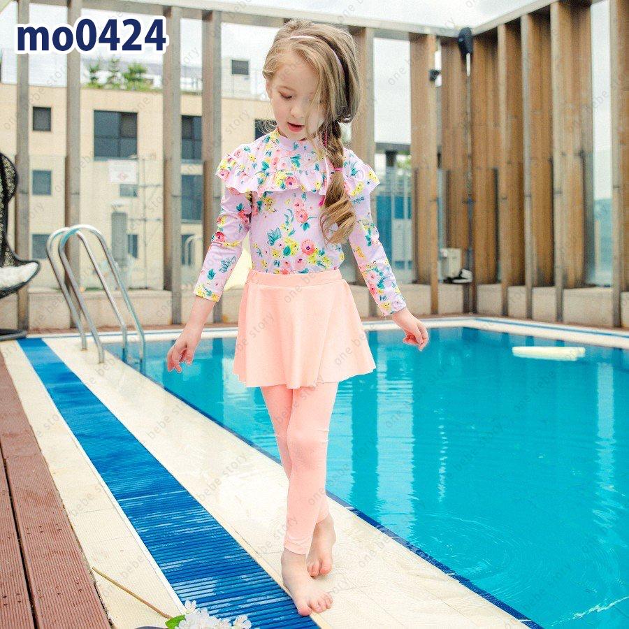 女の子 ラッシュガー ド2点セット 韓国子供服 子供 水着 キッズ