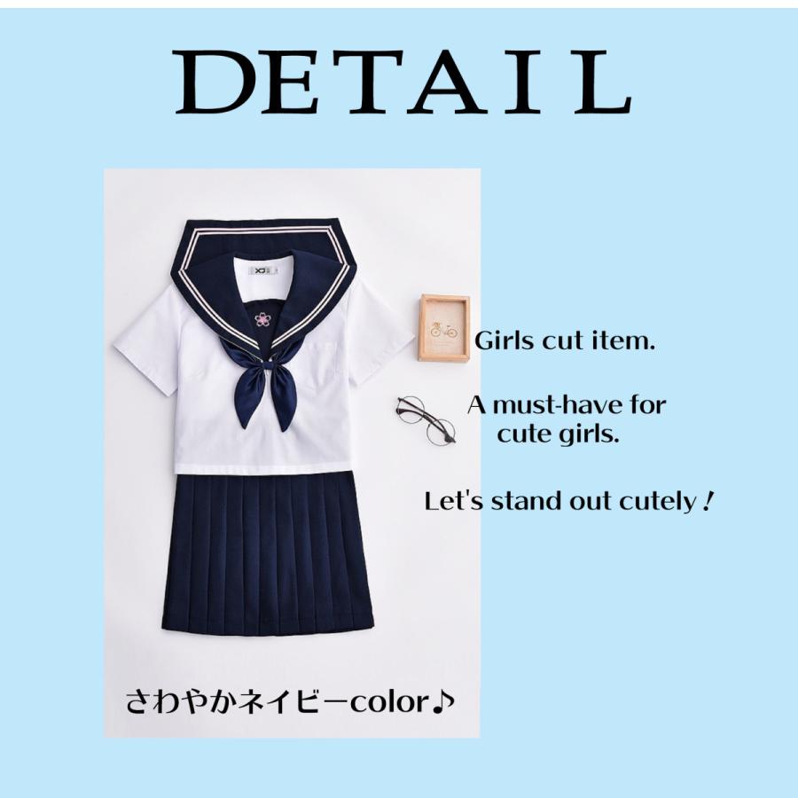 制服 セーラー服 コスプレ ネイビー ホワイト セット 学生制服 半袖 リボン 大きいサイズ ミニスカート 女子校生 女子高生 学生 Jk Oz011000015 Oz011000015 One Carat 通販 Yahoo ショッピング
