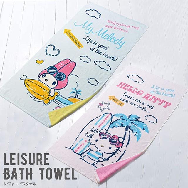 大判バスタオル ハローキティ マイメロディ サンリオ レジャーバスタオル プールタオル Pz Bry Ss Pz Bry One Clothing 通販 Yahoo ショッピング