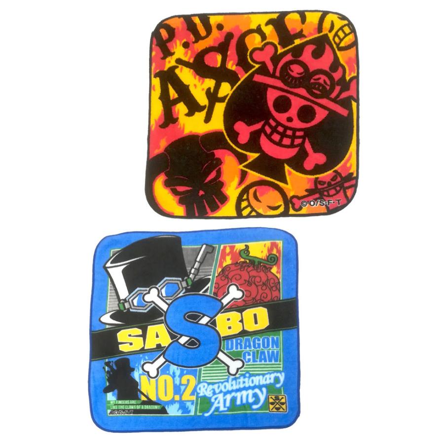 One Piece ワンピース ミニタオル ポートガス D エーサボ 革命軍 三兄弟 Asl Pz Brynst56 Pz Brynst56 One Clothing 通販 Yahoo ショッピング