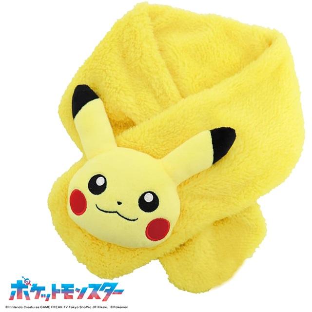 Pokemon（ポケモン） ピカチュウ マフラー 男の子 男児 女の子 女児