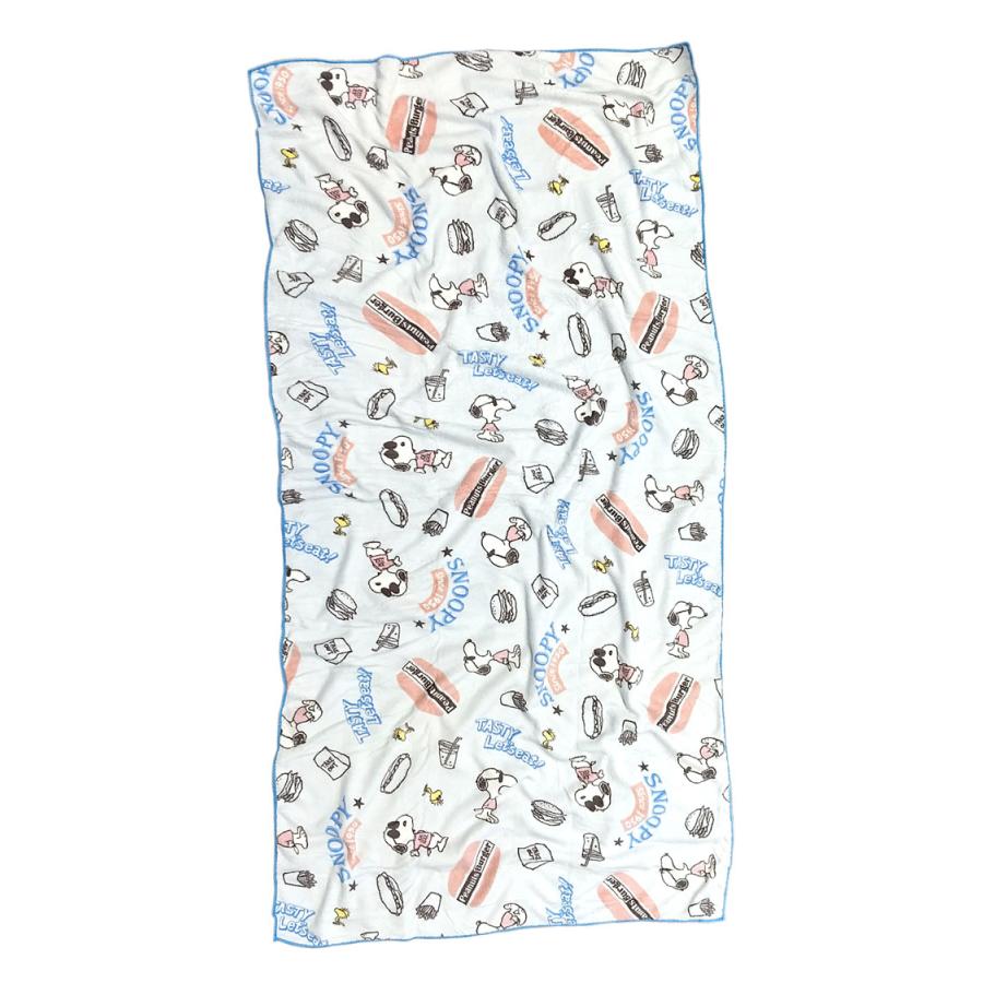 SNOOPY スヌーピー 速乾バスタオル 大判 W150×H75cm クイック