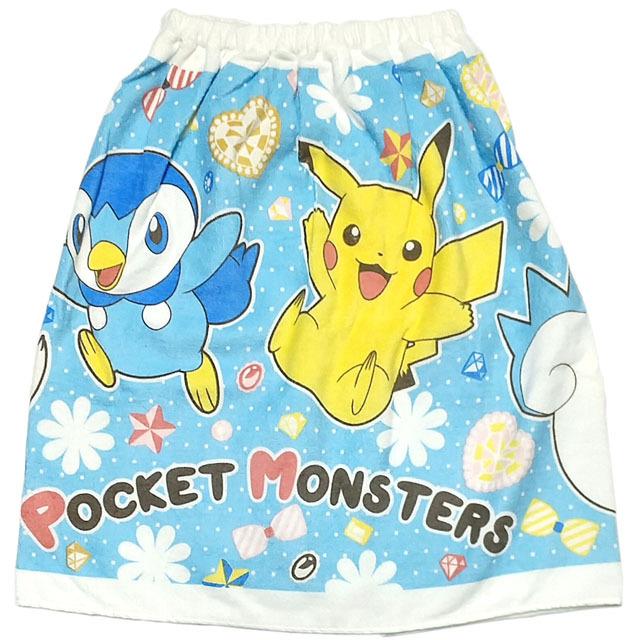 ポケモン 60cm丈 ラップタオル プールタオル 着替え 子供用 キッズ 巻きタオル ラップバスタオル 男の子 ポケットモンスター ピカチュウ ポッチャマ Pz Wrap Pz Wrap One Clothing 通販 Yahoo ショッピング