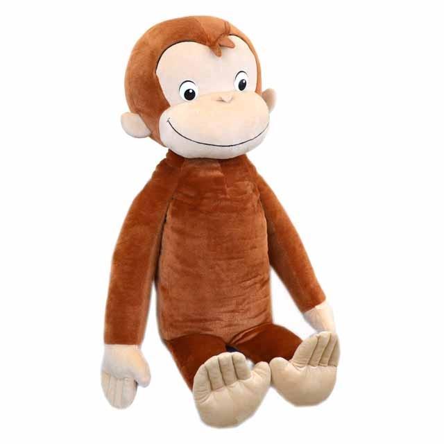 キュリアスジョージ(おさるのジョージ) グッズ ぬいぐるみ(ジャンボ