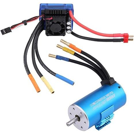 ESCブラシレスモーター ブラシレスセンサーレスモーター交換用 120AブラシレスESC 効率的 6.1V / 3A SBEC内蔵 ESC 1V 3A