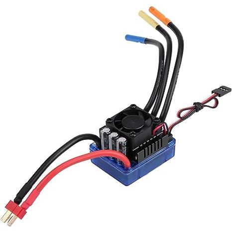 ESCブラシレスモーター ブラシレスセンサーレスモーター交換用 120AブラシレスESC 効率的 6.1V / 3A SBEC内蔵 ESC 1V 3A