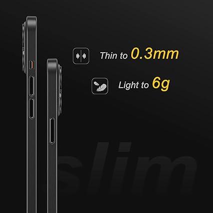 「0.3mm極薄」iPhone 13 Pro対応ケース memumiマット質感 オリジナル設計 指紋防止 傷付き防止 ワイアレス充電対応｜one-dream｜03