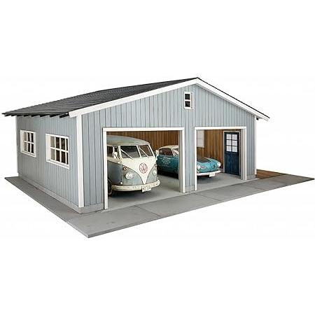 コバアニ模型工房 1/24 スウィートスタイル ガレージライフシリーズ 2カーガレージ 木製組み立てキット SS-039 自宅にあったら良いな