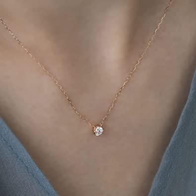 ヨンドシー K10ピンクゴールド ネックレス 112116123110 9mm