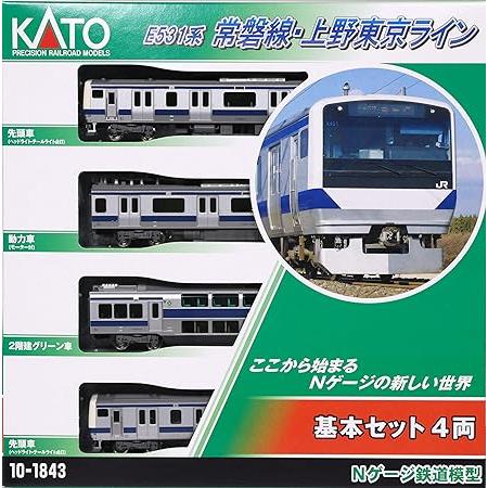 カトーKATO Nゲージ E531系常磐線・上野東京ライン基本セット 4両 10-1843 鉄道模型 電車｜one-dream｜03