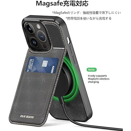 JCGOOD iPhone 15 Plus ケース MagSafe対応 いphone15 Plus ケース マグセーフ ワイヤレス充電対応 カード収納｜one-dream｜05