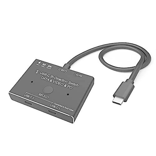 ★新春福袋2021★ 激安人気新品 CableDeconn USB Type c 分配器アダプター 3.1高速ポート 切替器変換アダプタ 8K高解像度 最大出力100W充電対応 nanaokazaki.com nanaokazaki.com