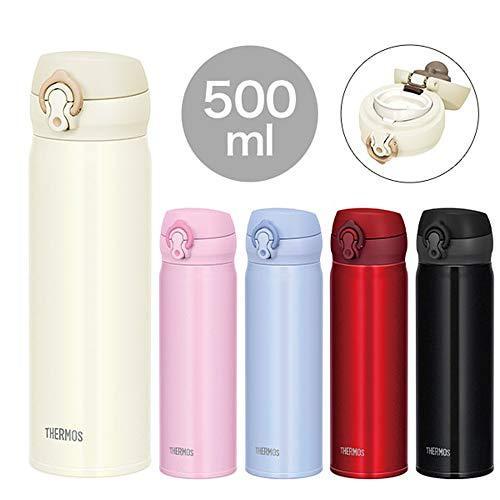 0.5l Thermos Water Bottle Vacuum Insulation Travel Mug one-touch open type 