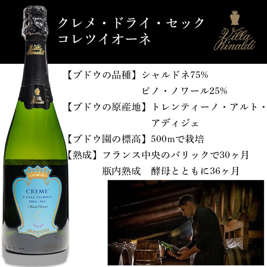 ワイン クレメ・ドライ・セック・コレツイオーネ 2013 スパークリングワイン Villa Rinaldi ヴィラ リナルディ ポイント利用 |  | 03