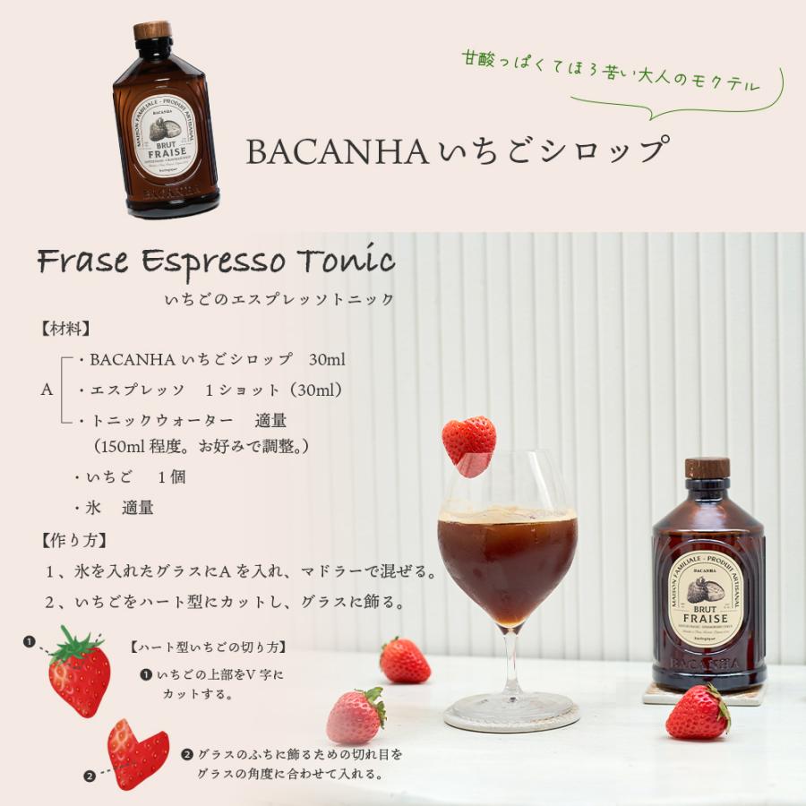 BACANHA シロップ 400ml 自然派シロップ 水割り ノンアルコール コーヒー 紅茶 ゆず いちご 塩キャラメル ヘーゼルナッツ カシス フルーツ ポイント利用 |  | 15