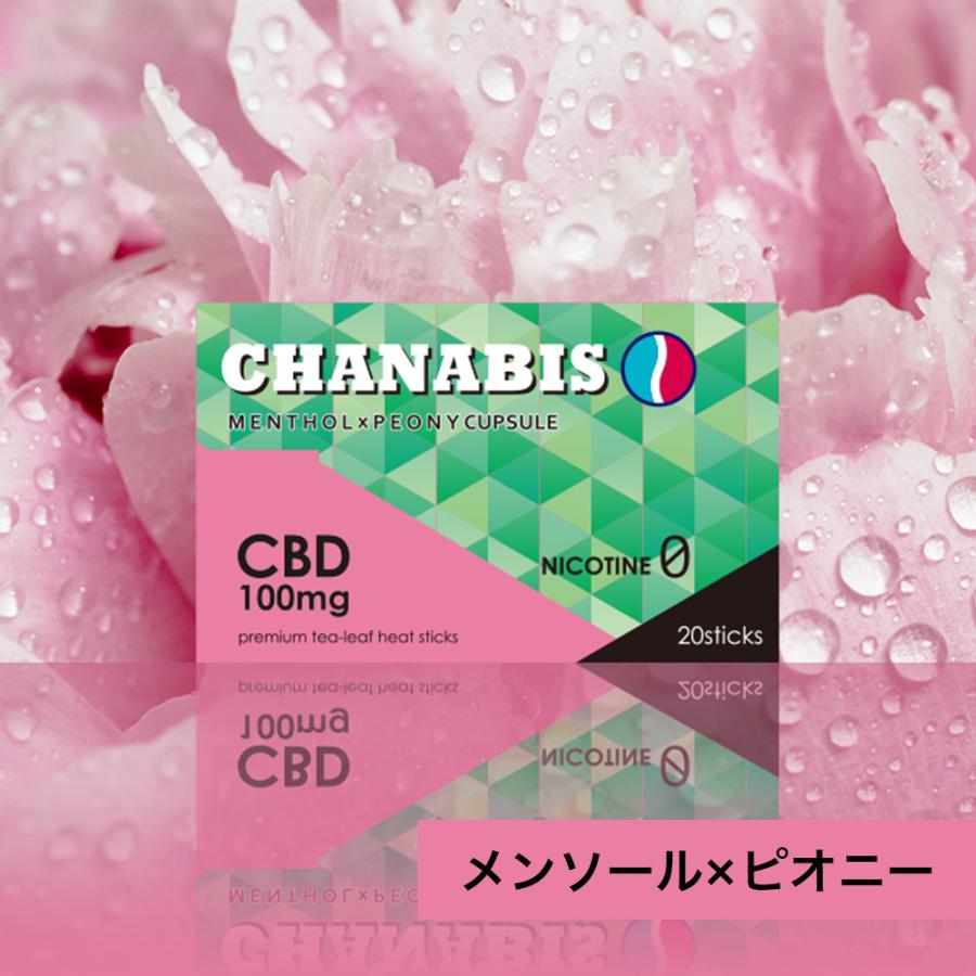 CHANABIS CUPSULE チャナビス カプセル  3箱セット (1箱20本入り) CBD入り茶葉スティック 加熱式デバイス ニコチン0 CBD 100mg｜one-eighty｜23