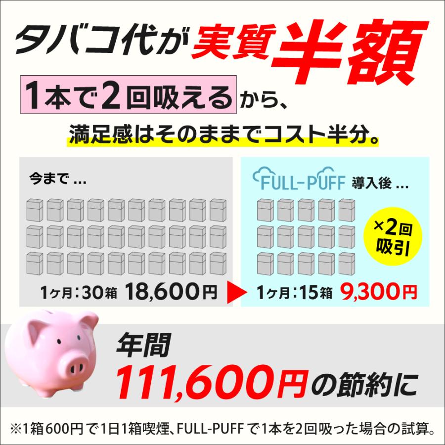 1本で2回吸える アイコスイルマ互換機 2度吸い 2回吸える シケモク FULL-PUFF フルパフ  IQOSイルマ互換機 イルマ互換機 加熱式タバコ ライテック 爆買 |  | 11