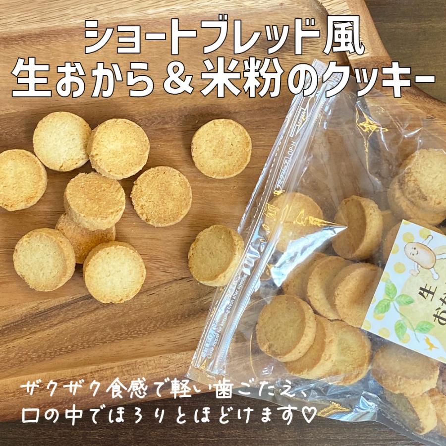 生おからクッキー 堅焼き・ショートブレッド風 2袋セット(各1袋) 送料無料 豆乳 大豆 クッキー 卵不使用 牛乳不使用 ダイエット  固焼き ポイント利用 |  | 08