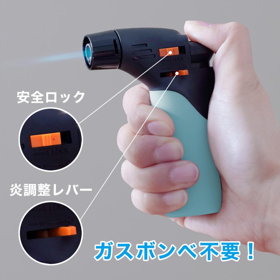 あぶり師 3色セット クッキングバーナー 炙り 料理 仕上げ バーナー クッキング 使い切り ライター 家事ヤロウ！！！ ポイント利用 |  | 02