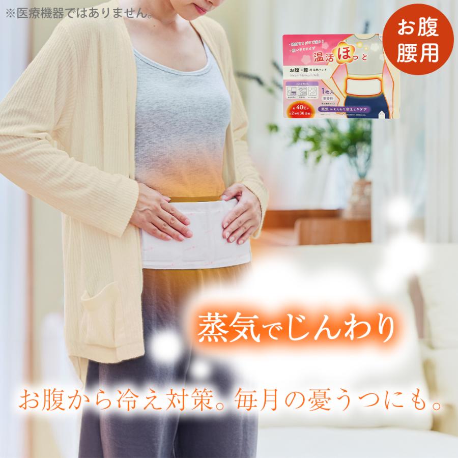 温活ほっと お腹・腰用 温熱シート 温熱パッド 1箱 使い切りタイプ 無香料 5袋入り ポイント利用 |  | 01