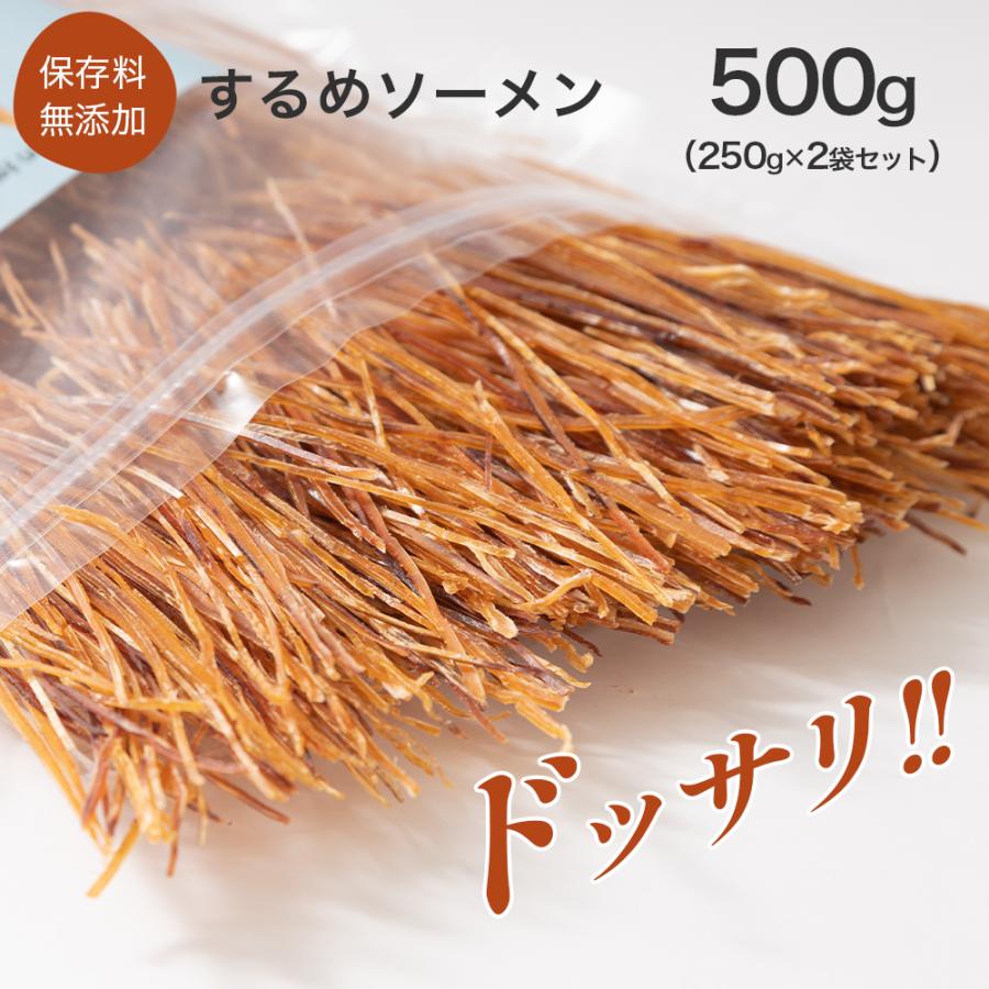 するめソーメン 500g （250g×2袋セット） チャック付き 送料無料 おつまみ おやつ お酒のお供 爆買 | 