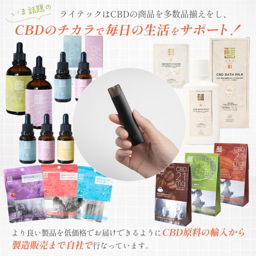 SMOOTHVIP POCKETY CBD 10% スターターキット 交換用リキッド入りPOD ニコチンレス ノンニコチン スムースビップ ポケッティ｜one-eighty｜07