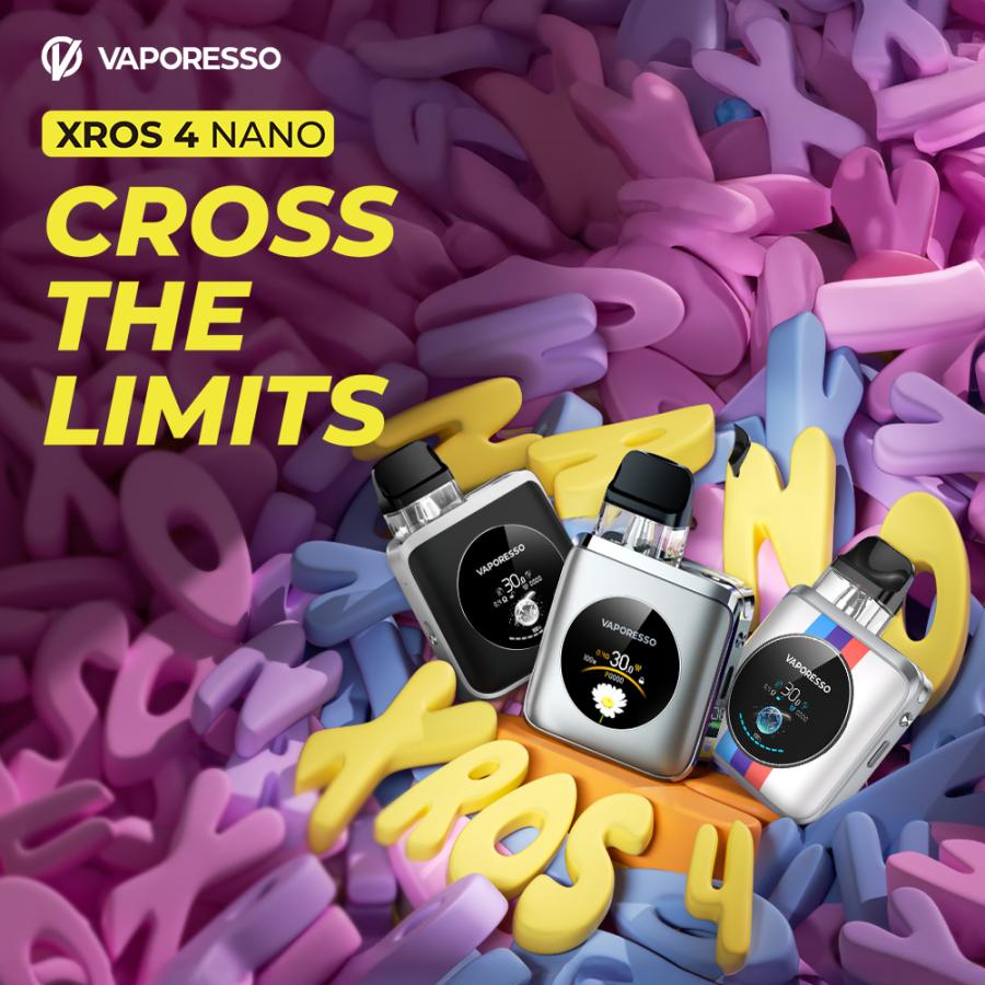 VAPORESSO XROS 4 NANO スターターキット 電子タバコ VAPE べポレッソ スタイリッシュ コンパクト 小型 軽量 ベイプ 本体 ニコチンゼロ シーシャ |  | 05
