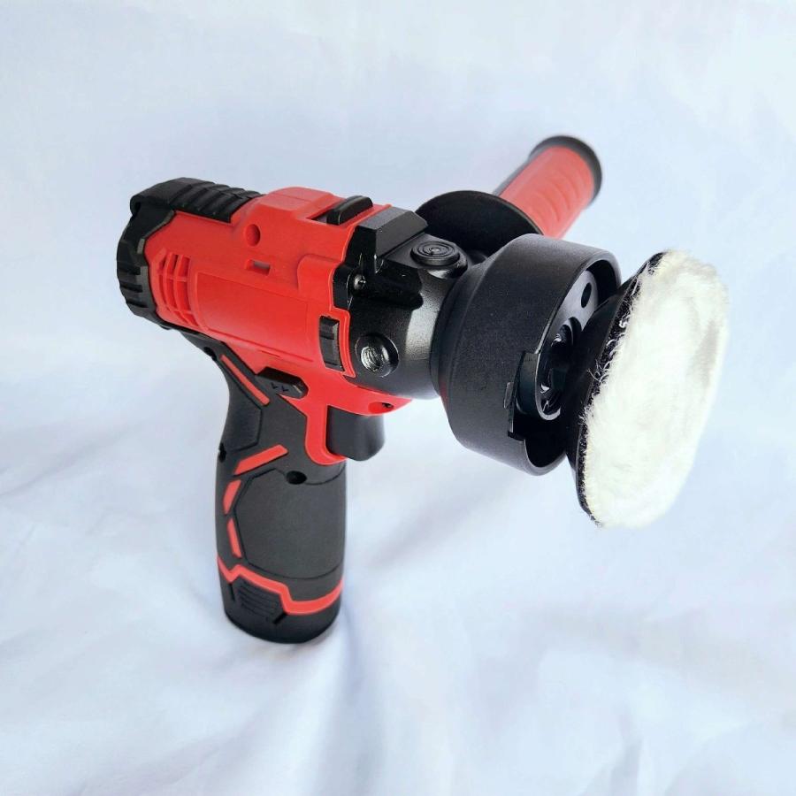 充電式 コードレス ポリッシャー セット シングル＆ダブル変更キット