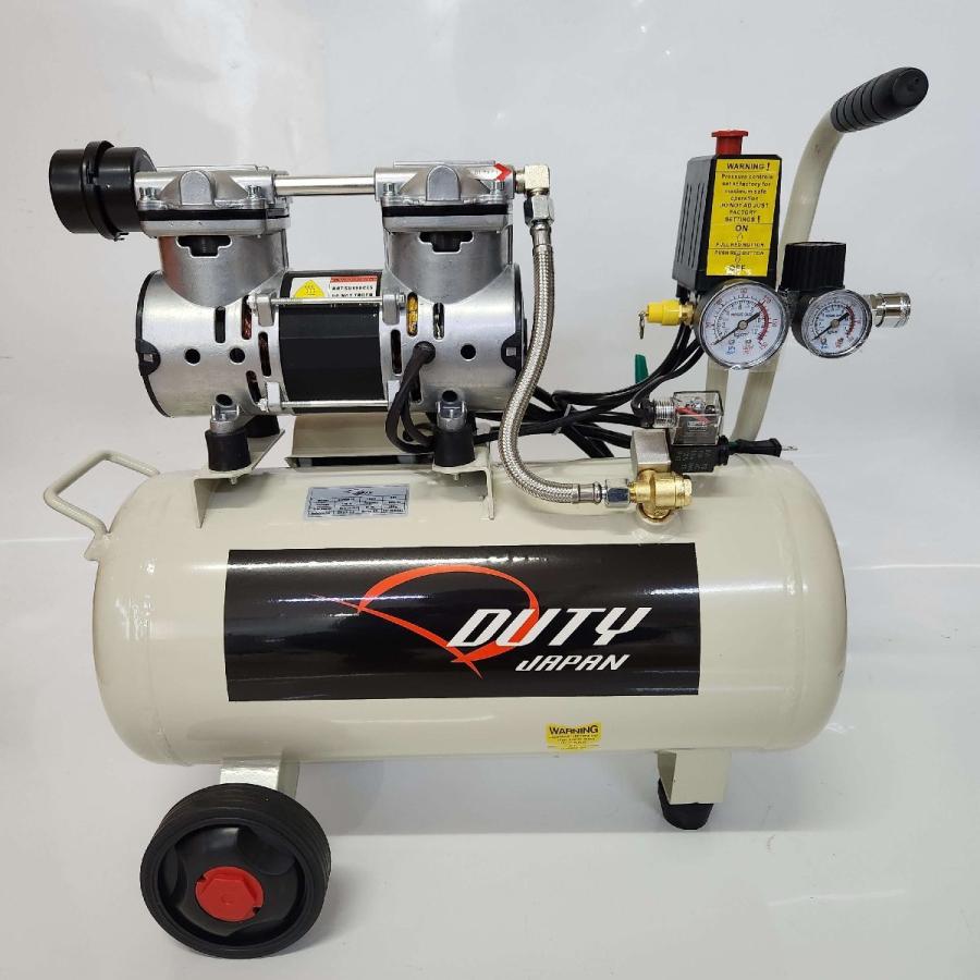 新型ハイスピードモーター搭載 超静音 横型オイルレスコンプレッサー