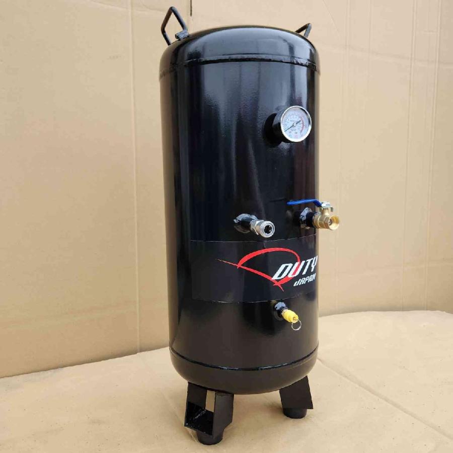 50Lエアーサブタンク 縦型 予備タンク 安全弁付き コンプレッサー用