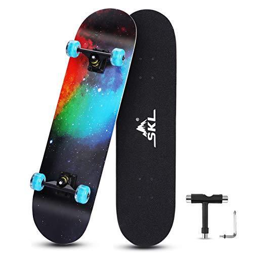 高い品質 Skl Skateboards 標準スケートボード メープルウッド ロングボード ティーン 大人 初心者 女の子 男の子 子供向け 星空 並行輸入 Ys One ミニッツ ヤフー店 通販 Yahoo ショッピング 最新の激安 Www Maxipiso Com Ar