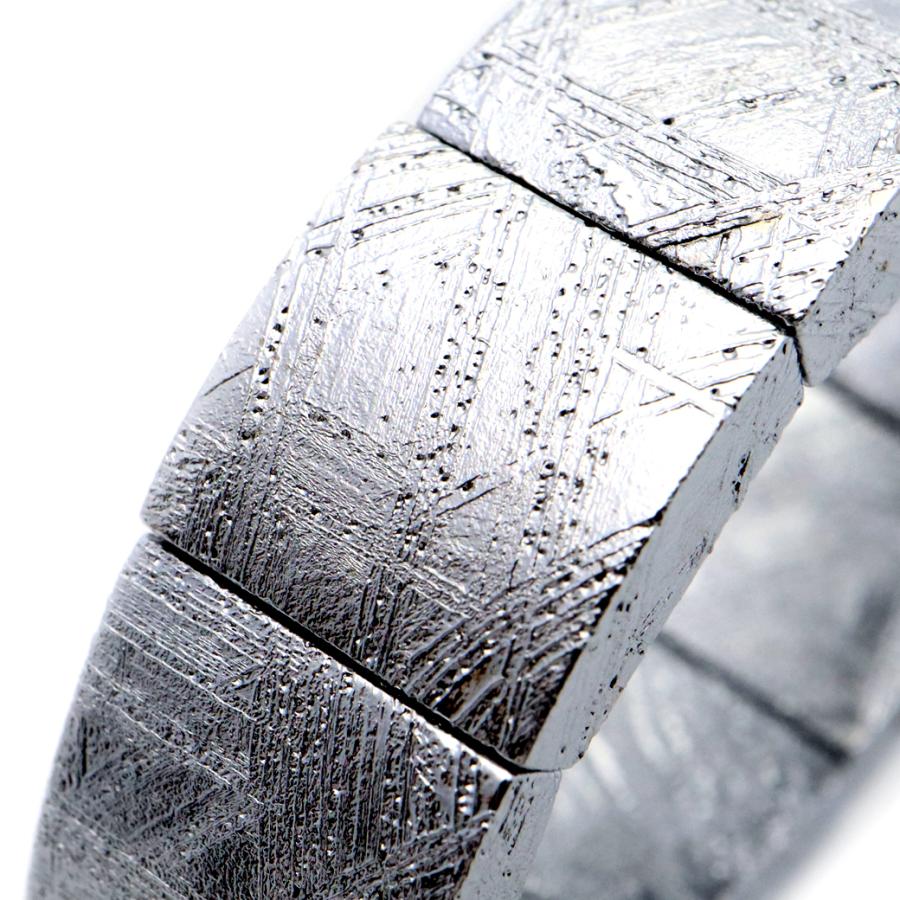 ギベオン 隕石 バングル 鑑別書付き ブレスレット 幅12mm メテオライト