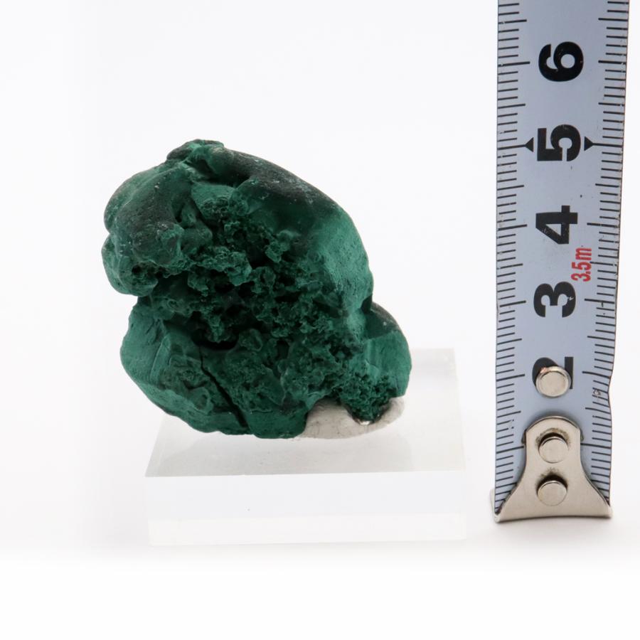 マラカイト 原石 1点物 67g 台付き コンゴ産 Malachite 孔雀石 天然石 