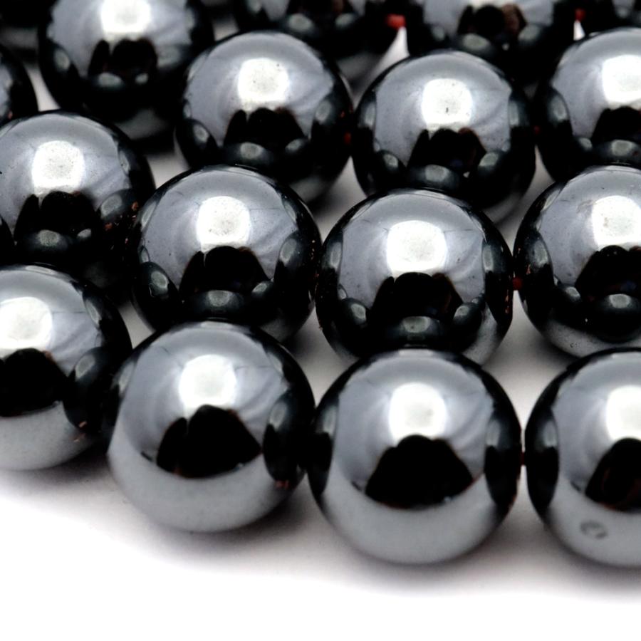 ヘマタイト 一連 長さ 40cm前後 8mm ビーズ バラ売り 磁気無し