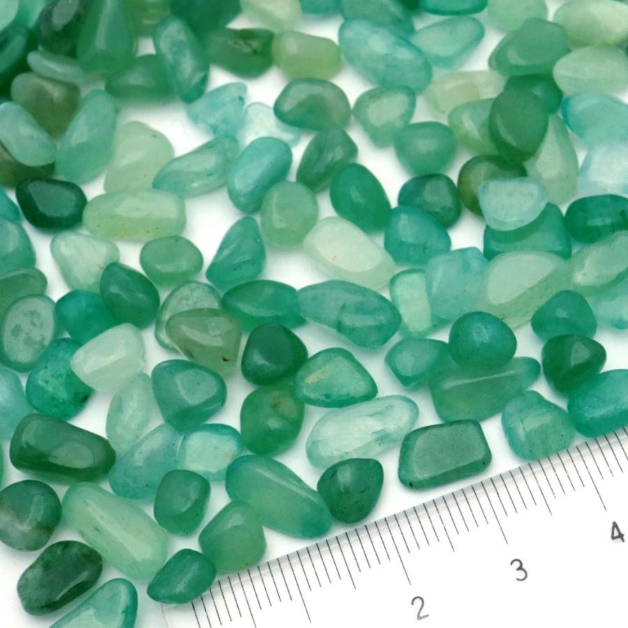 グリーンアベンチュリン さざれ 中粒 100g 天然石 チップ レジン封入に