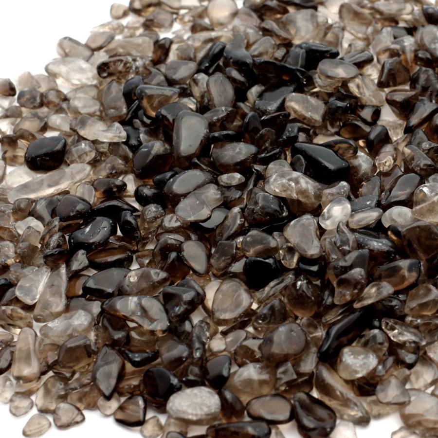 スモーキークォーツ さざれ 小粒 100g 天然石 チップ レジン封入