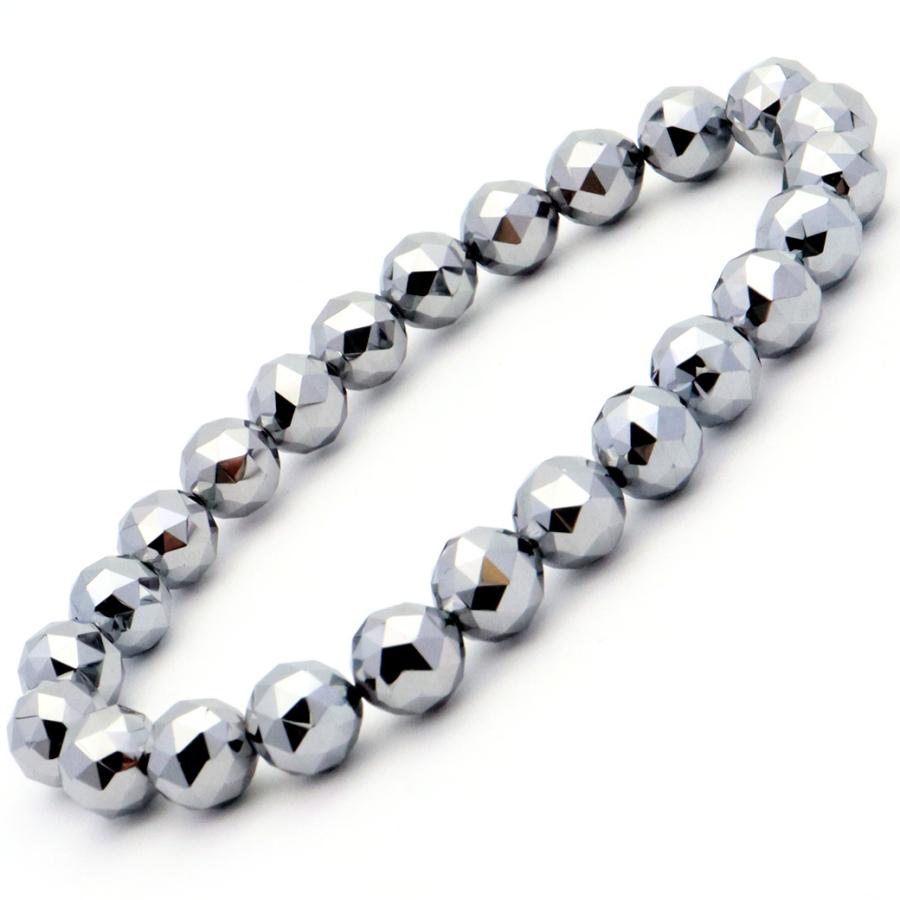 テラヘルツ鉱石 ブレスレット 8mm スターカット 100面 健康 