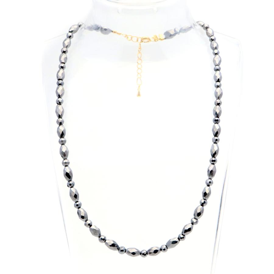 テラヘルツ鉱石 ネックレス 多面カット ナツメ型 健康 パワーストーン