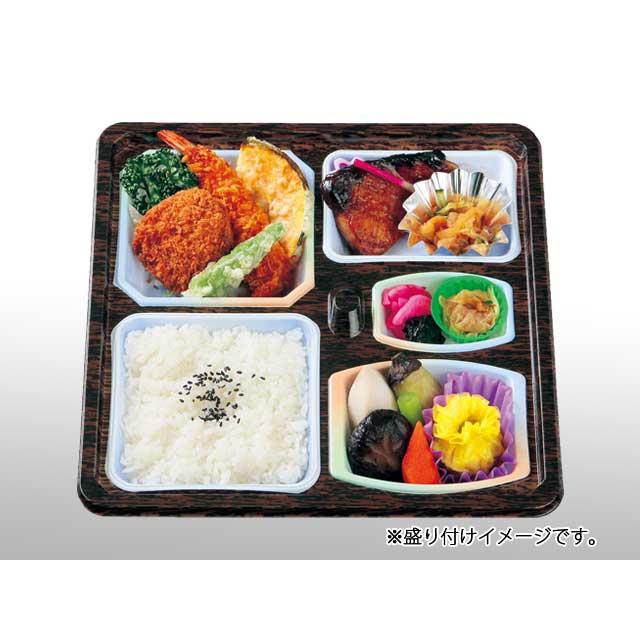 T-104-B本体・蓋木目セット 会席膳 仕出容器 ケース200入の画像