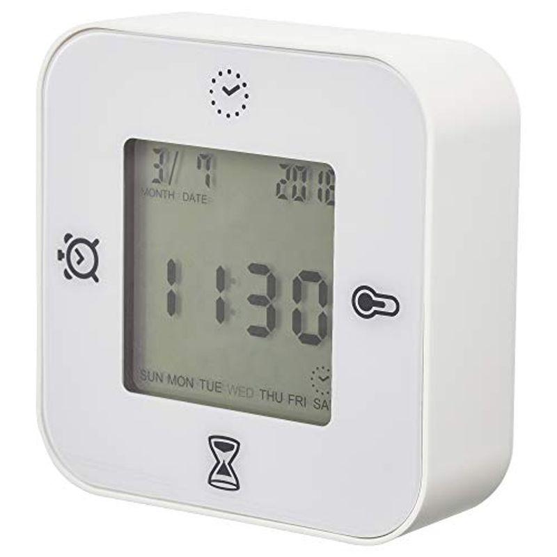 IKEA(イケア) KLOCKIS 時計 温度計 アラーム タイマー ホワイト