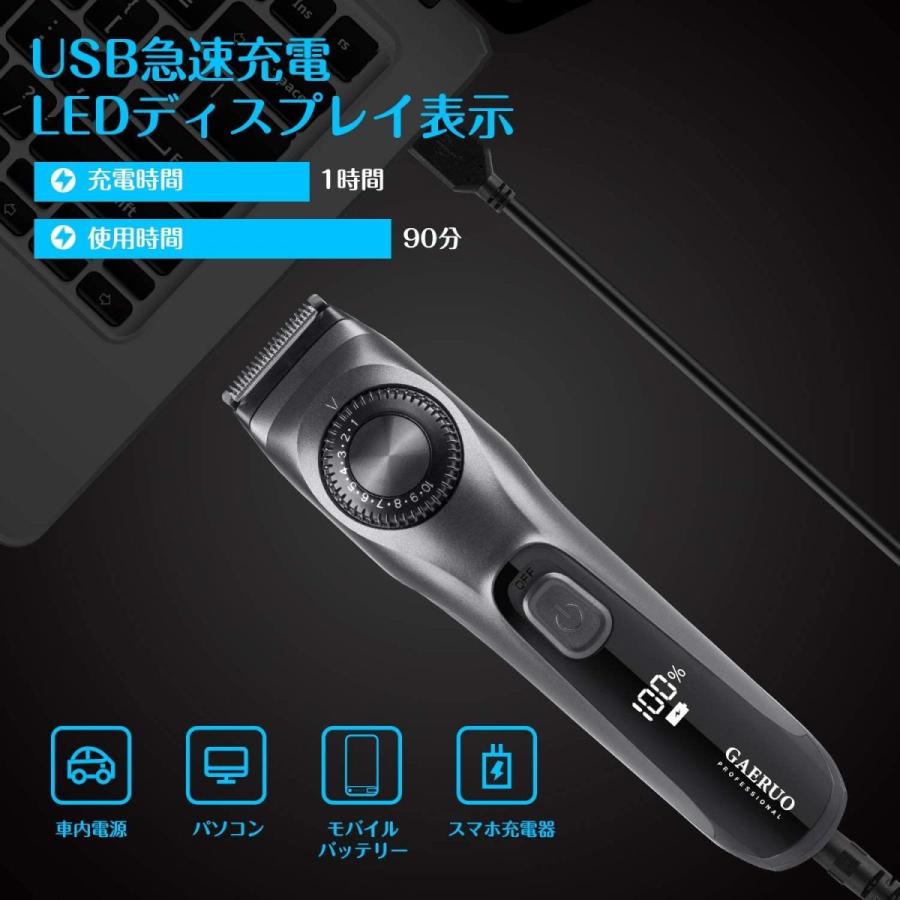 気質アップ ヒゲトリマー バリカン メンズ 髭剃り 21最新改良版 調整幅0 5mm 39段階長さ調節 自動研磨 Usb急速充電 Ledディスプレイ Dprd Jatimprov Go Id