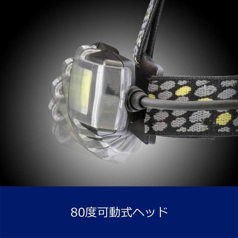超目玉 期間限定 GENTOS(ジェントス) LED ヘッドライト USB充電式(専用充電池/単3電池) 600ルーメン NRX-180H COBライト
