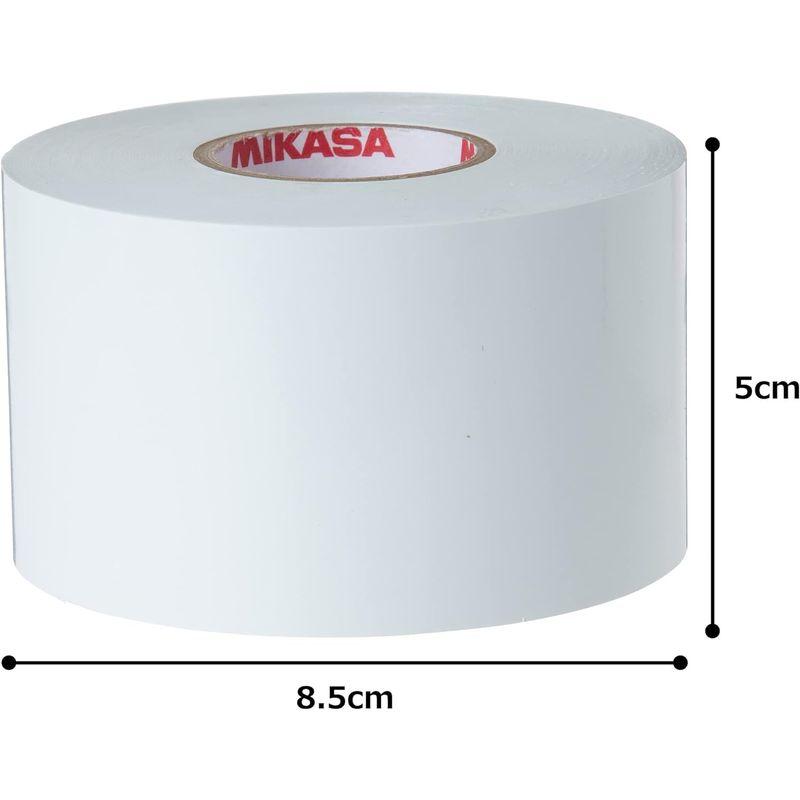 ミカサ(MIKASA) ラインテープ 白 ビニール (伸びるタイプ) 幅50?×25ｍ×4巻入 LTV-5025 W｜one-stop｜04